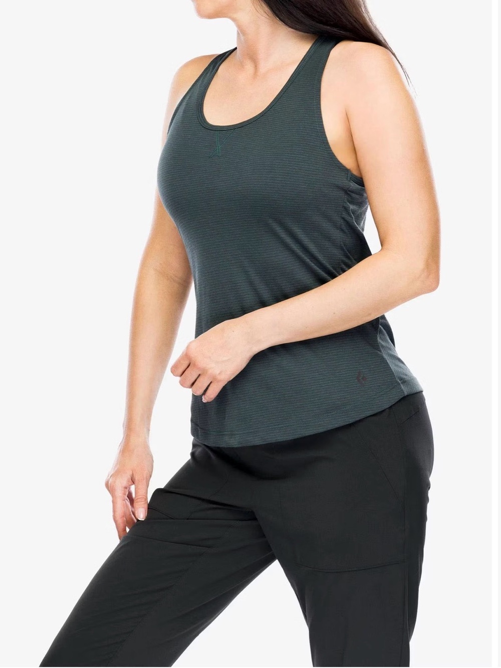 Black Diamond Dark Green Women's Performance Tank XS